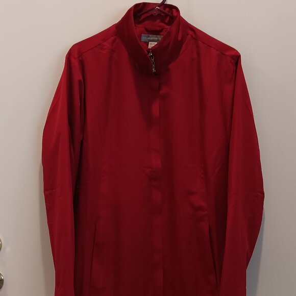 Cutter & Buck Men's "CB Weather Tec" Deep Red XL Jacket - Picture 7 of 14